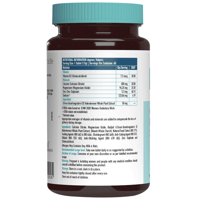 Healthkart HK Vitals Combo Pack of Calcium + Magnesium + Zinc 60 Tablet & Multivitamin 60 Film Coated Tablet