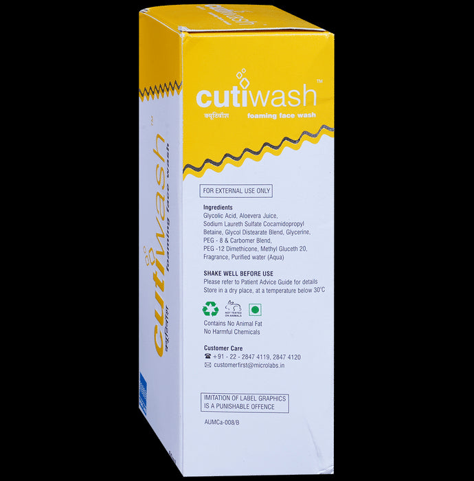 Cutiwash Foaming Face Wash