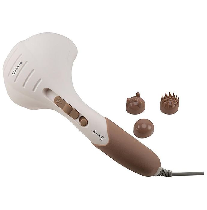 Lifelong LL36 Powerful Double Head Body Massager Hammer Brown - Classic Derma