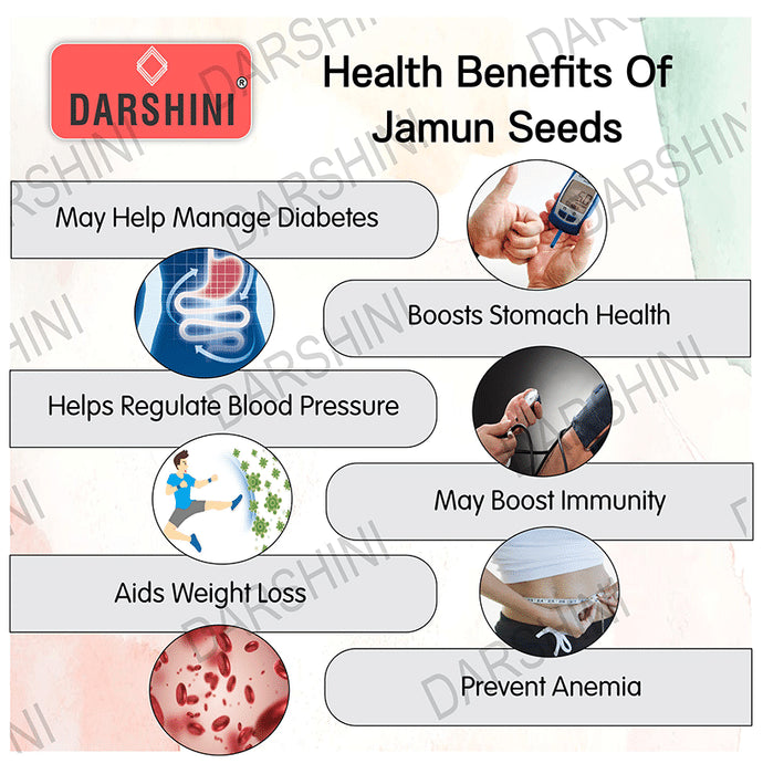 Darshini Jamun Seed/Jambul Gutli/Syzygium Cumini Powder