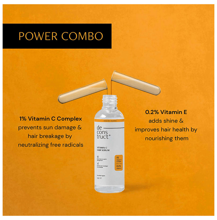 Deconstruct Vitamin C Hair Serum, 1% Vitamin C Complex + 0.2% Vitamin E
