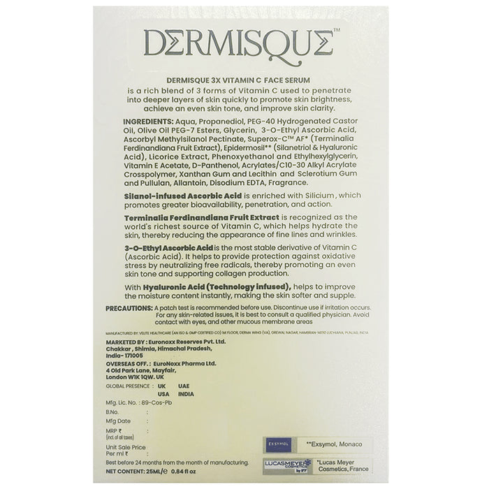 Dermisque 3X Vitamin C Face Serum