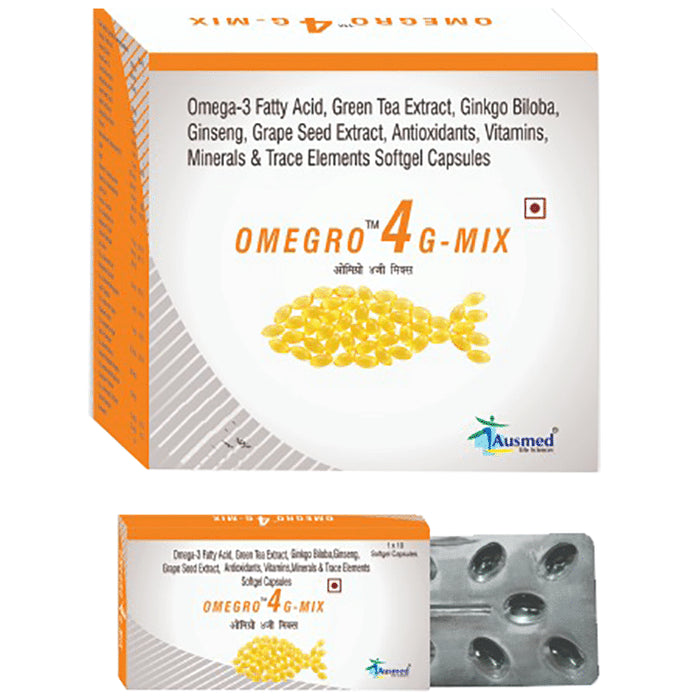 Omegro 4G-Mix Softgel Capsule - Classic Derma