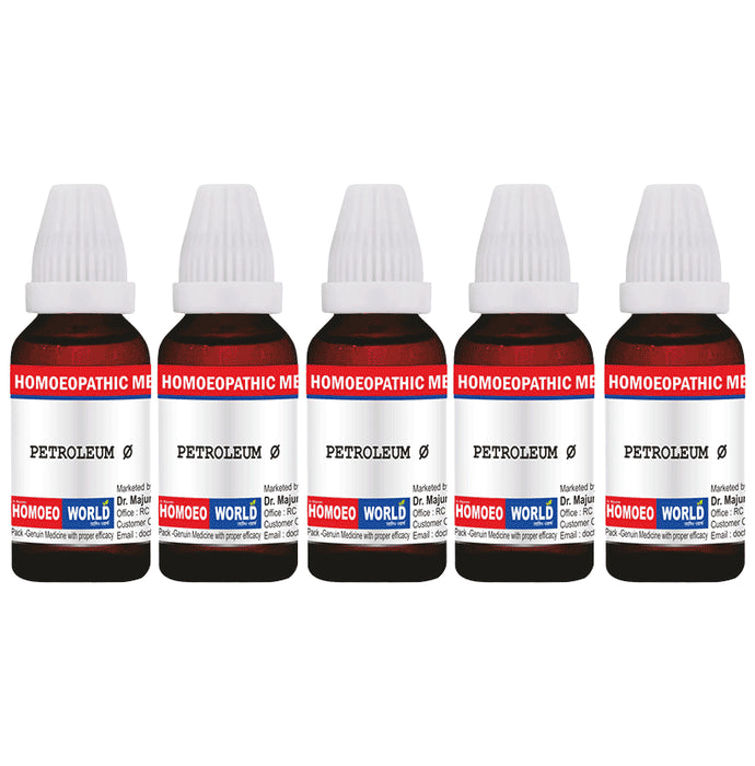 Dr. Majumder Homeo World Petroleum Mother Tincture (30ml Each) Q - Classic Derma