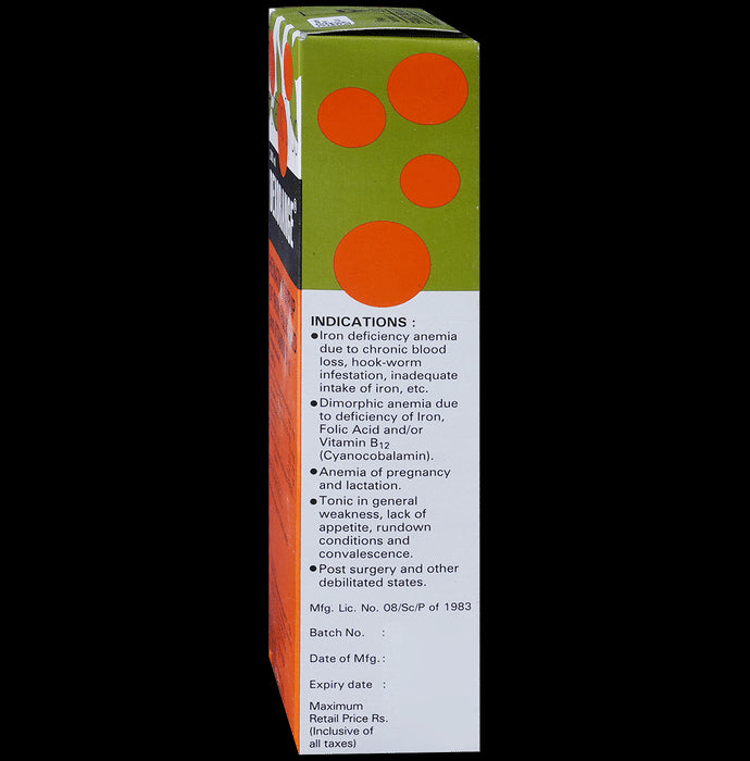 Dexorange Hematinic Syrup with Iron, Folic Acid & Vitamin B12