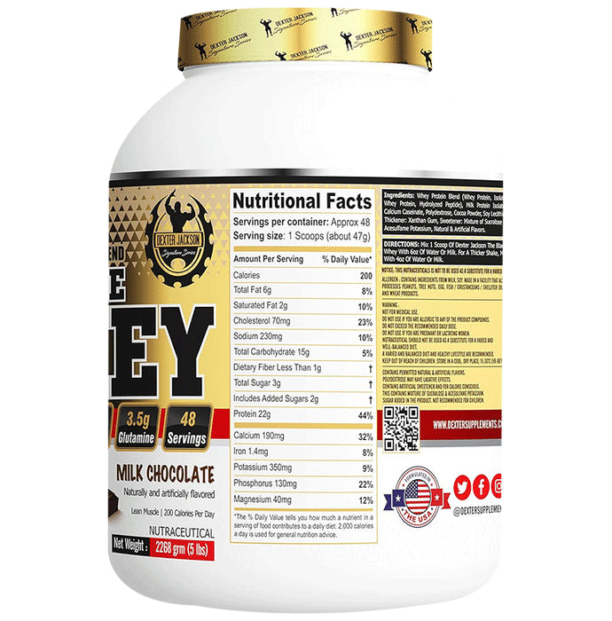 Dexter Jackson Blade Whey Powder Milk Chocolate