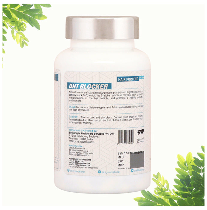 DHI DHT Blocker with Saw Palmetto & Pumpkin Seed | For Hair Fall Control | Capsule