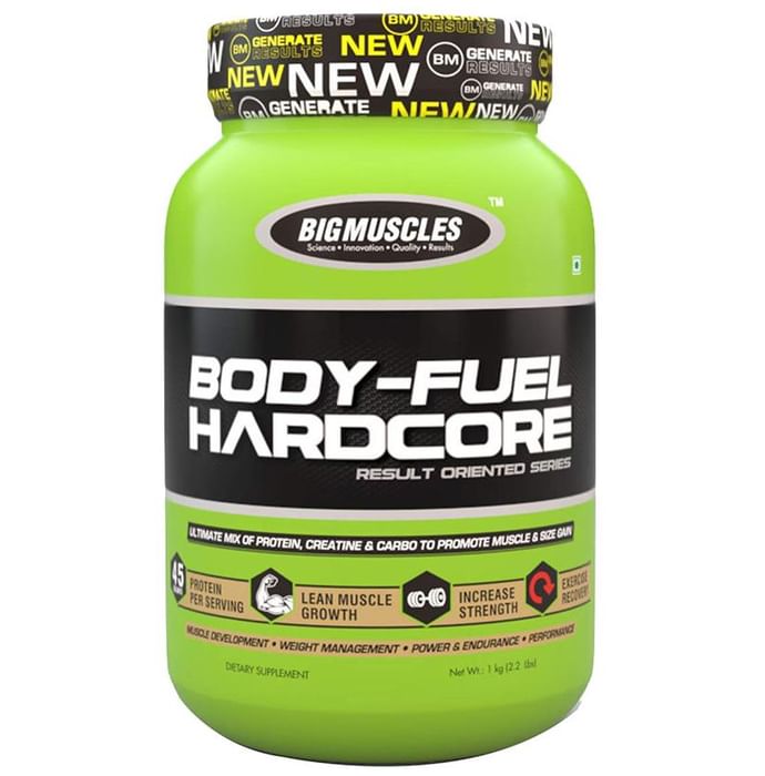 Big Muscles Body-Fuel Hardcore Milk Chocolate Powder - Classic Derma