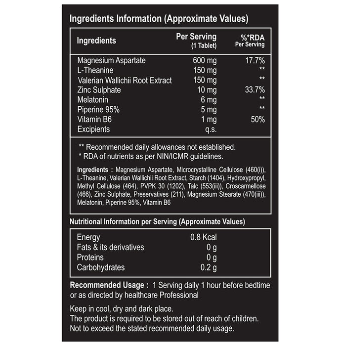 Divine Lifestyle Beauty Sleep Tablet