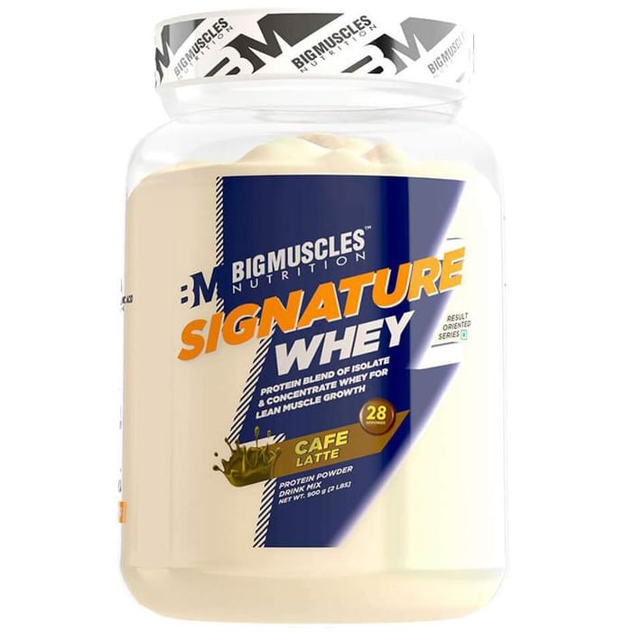 Big Muscles Nutrition Signature Whey Protein Cafe Latte - Classic Derma