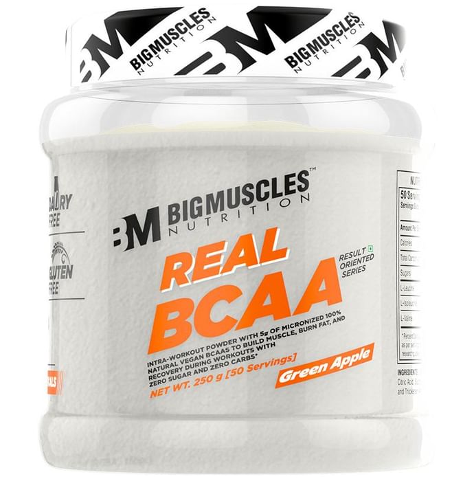 Big Muscles Real BCAA Green Apple - Classic Derma