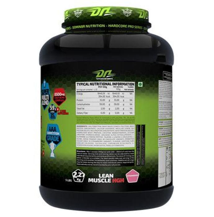 DOMIN8R Lean Muscle HGH Powder Strawberry