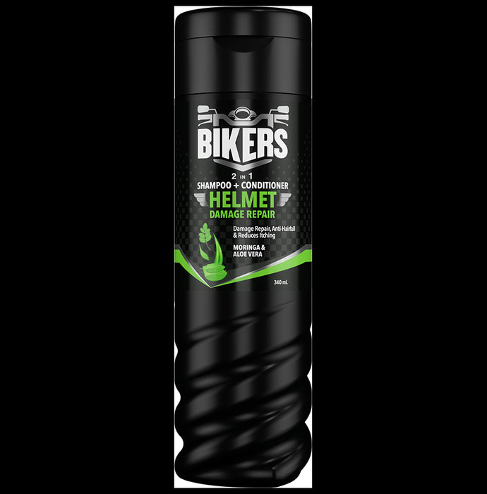 Bikers Helmet Damage Repair 2 in 1 Shampoo+Conditioner - Classic Derma