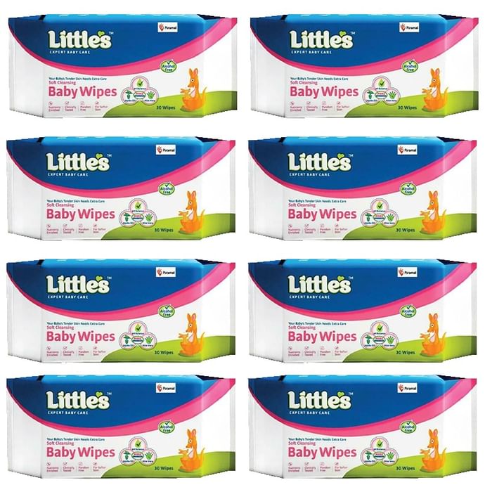 Little's Soft Cleansing Baby Wipes (30 Each) - Classic Derma