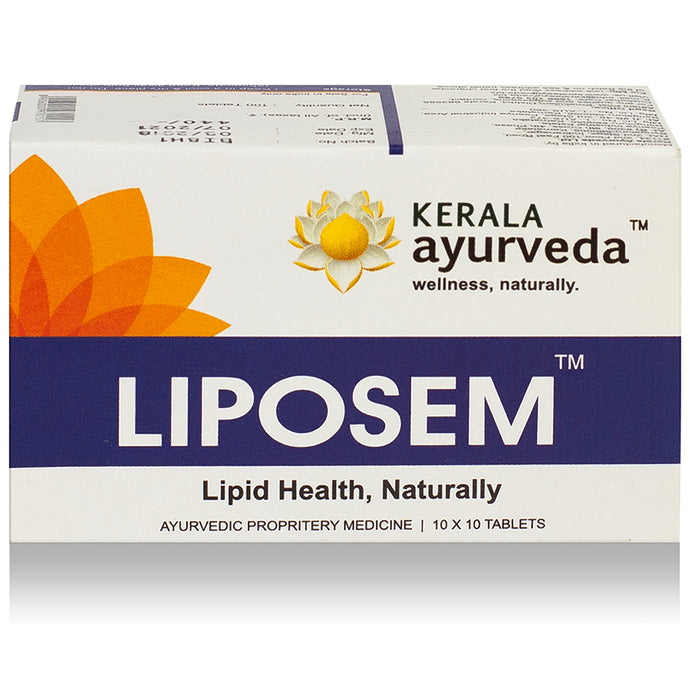 Kerala Ayurveda Liposem Tablet for Healthy Lipid Levels - Classic Derma