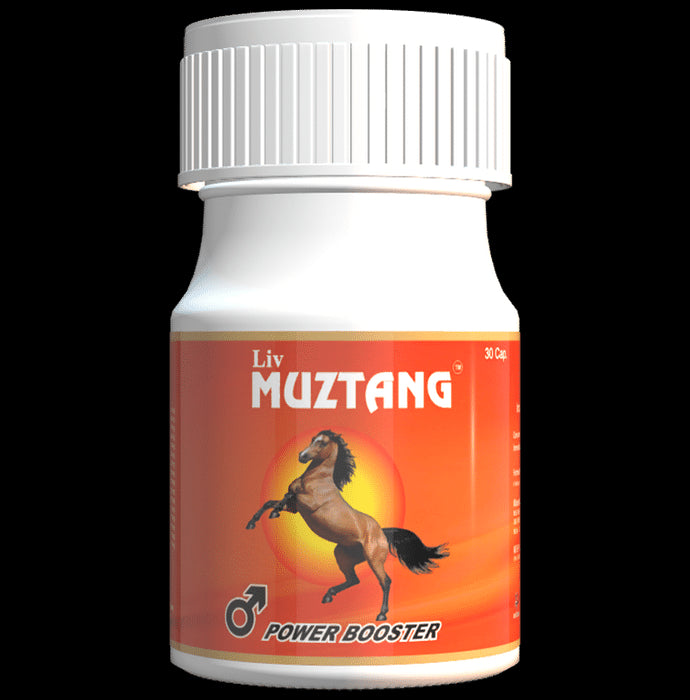 Liv Muztang Power Booster Ayurvedic Capsule | For Immunity & Stamina - Classic Derma