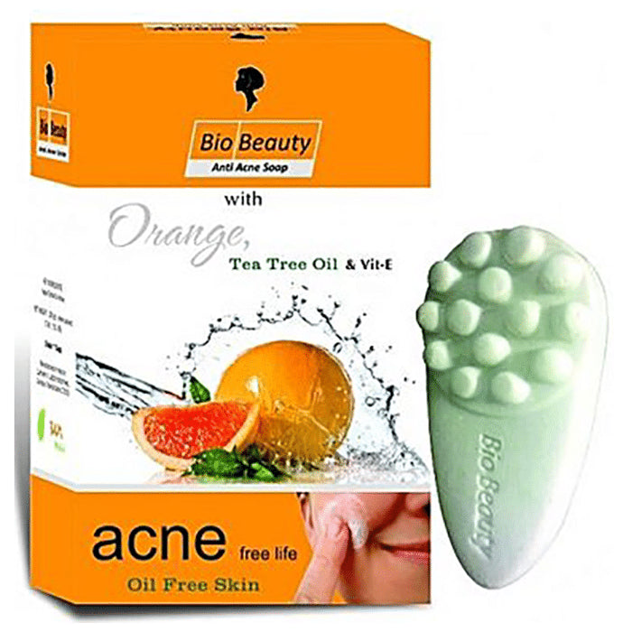 Bio Beauty Anti Acne - Orange, Tea Tree Oil and Vitamin E Soap - Classic Derma