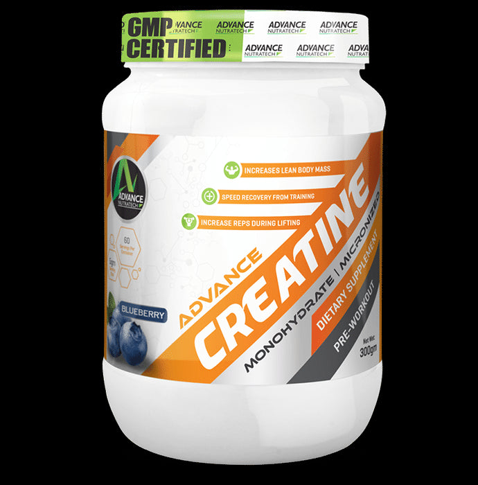 Advance Nutratech Creatine Monohydrate Powder Blueberry - Classic Derma