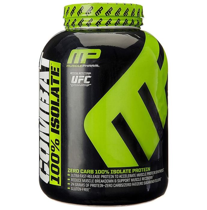 Muscle Pharm Combat 100% Isolate Protein Powder Chocolate Swirl - Classic Derma