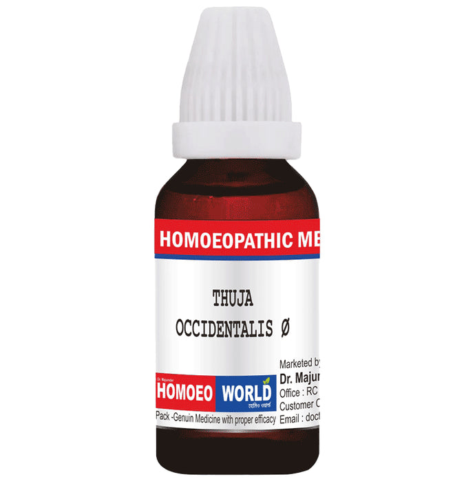 Dr. Majumder Homeo World Thuja Occidentalis Mother Tincture (30ml Each) Q - Classic Derma