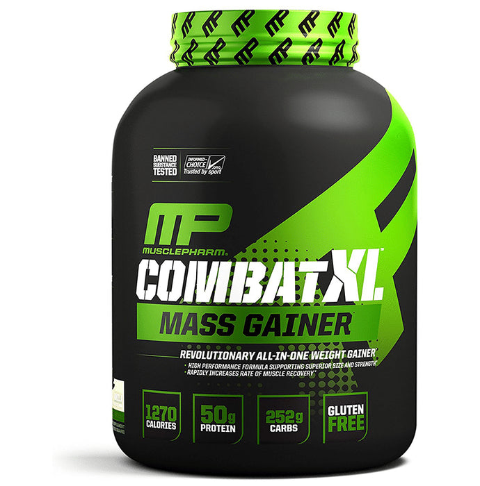 Muscle Pharm Combat XL Mass Gainer Vanilla - Classic Derma