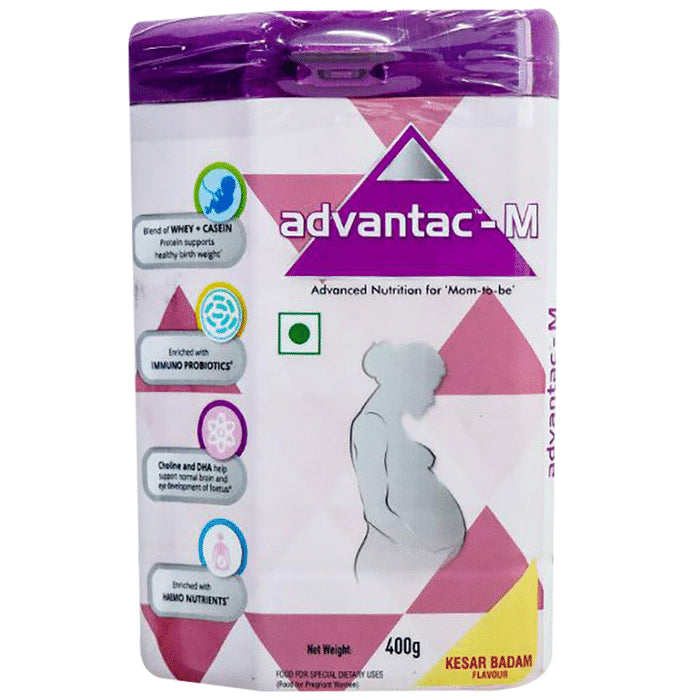 Advantac-M Advance Nutrition Powder Kesar Badam - Classic Derma