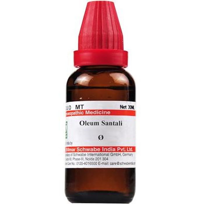 Dr Willmar Schwabe India Oleum Santali Mother Tincture Q - Classic Derma