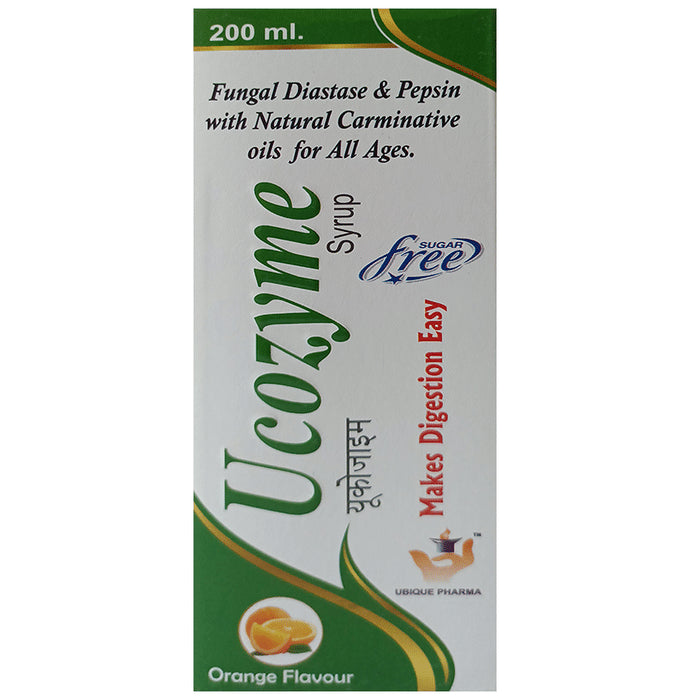 Ucozyme Syrup Orange Sugar Free - Classic Derma