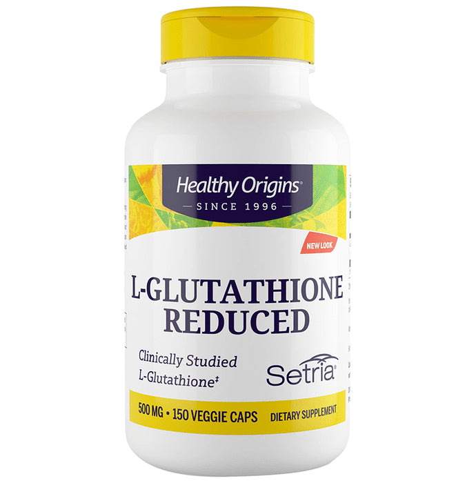 Healthy Origins L-Glutathione (Setria) 500mg Veggie Caps