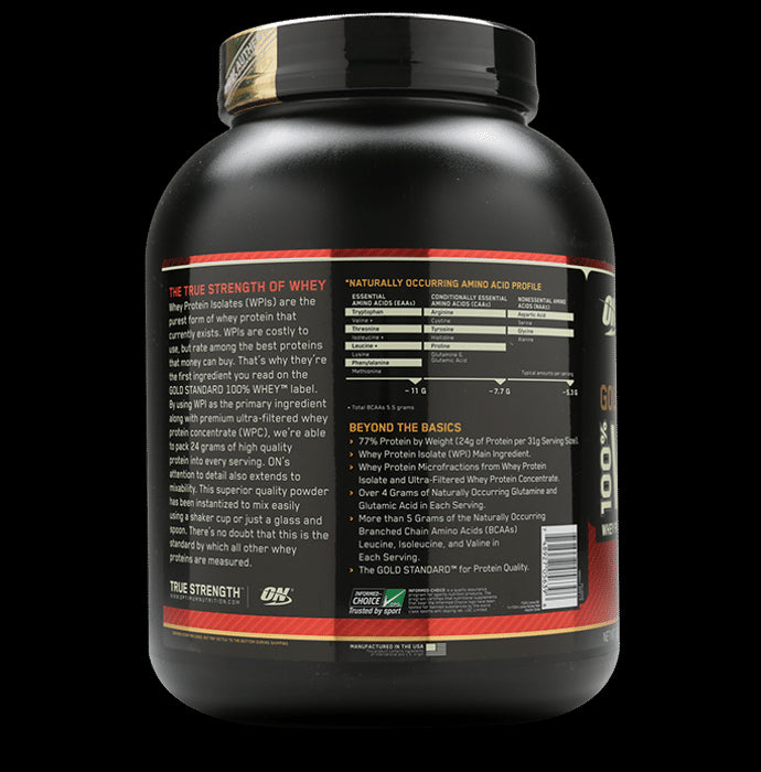 Optimum Nutrition (ON) Gold Standard 100% Whey Protein | For Muscle Recovery | No Added Sugar | Flavour Powder French Vanilla Creme