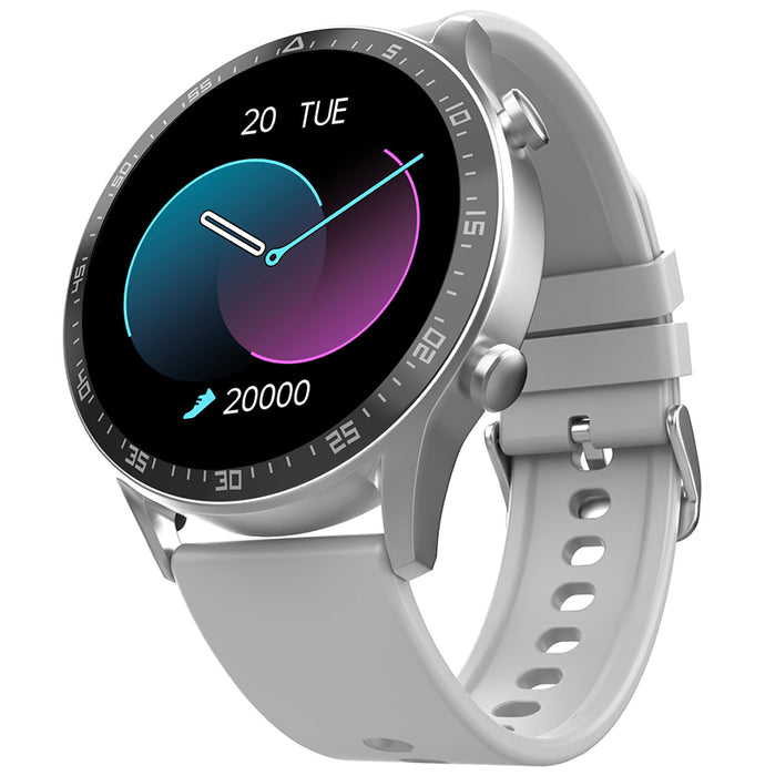 Fire-Boltt Talk 2 Silver Grey - Classic Derma