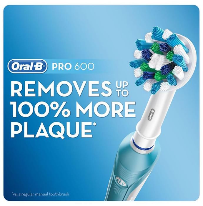 Oral-B Pro 600 Braun Cross Action Electric Rechargeable Toothbrush