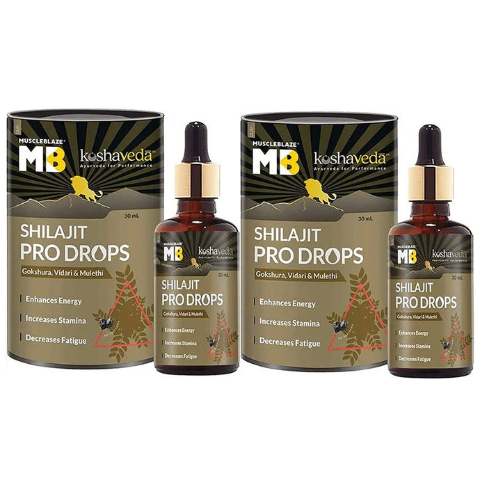 Muscleblaze Shilajit Pro Drop (30ml Each) - Classic Derma