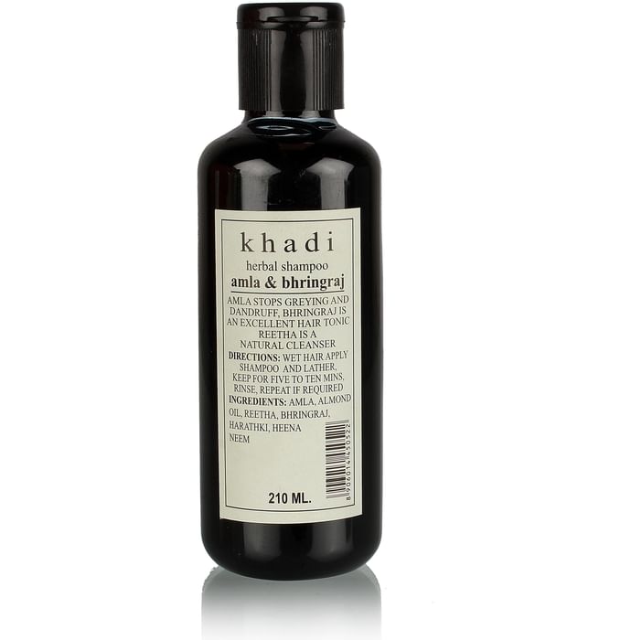 Khadi Herbal Amla & Bhringraj SLS Paraben Free Shampoo - Classic Derma