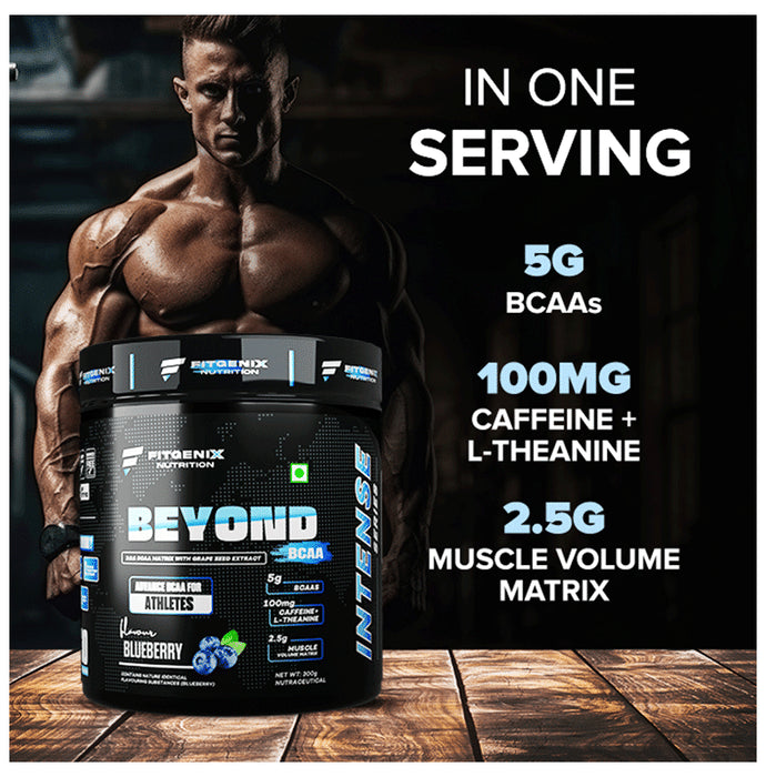 Fitgenix Nutrition Beyond BCAA Powder Blueberry