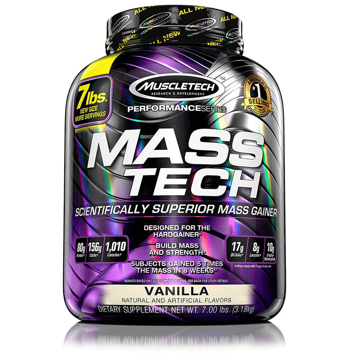 Muscletech Performance Series Mass Tech Vanilla - Classic Derma