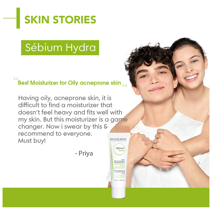 Bioderma Sebium Hydra Moisturiser | For Acne Prone & Ultra Dry Skin