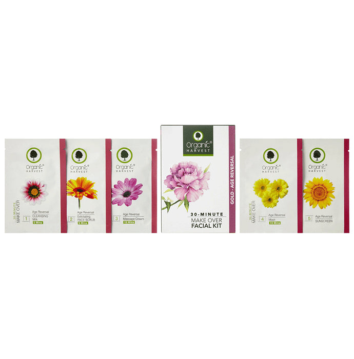 Organic Harvest Gold - Age Reversal Facial Kit - Classic Derma