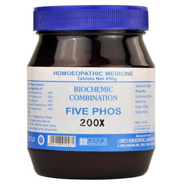 Lord's Five Phos Biocombination Tablet 200X - Classic Derma