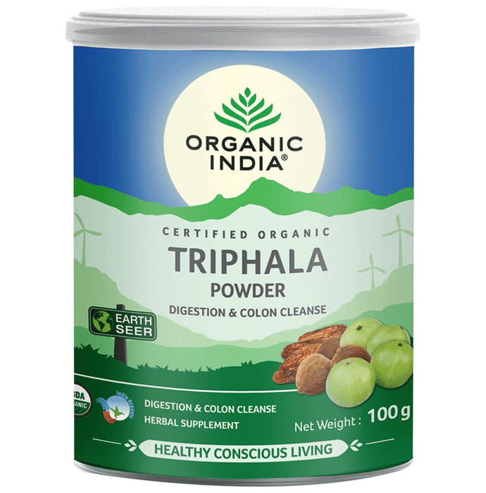 Organic India Triphala Powder | Eases Constipation & Supports Digestive Health - Classic Derma