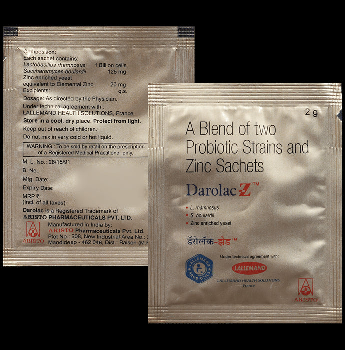Darolac-Z Sachet 2gm - Classic Derma