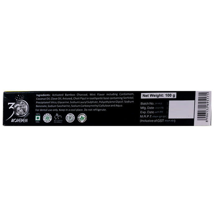 Dr. Morepen Dentosys Charcoal Toothpaste with Toothbrush Free