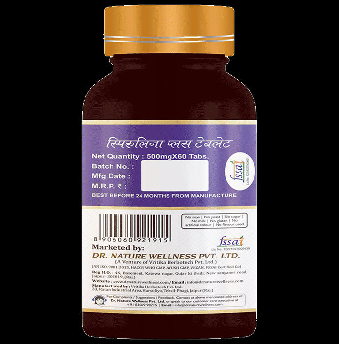 Dr. Nature Spirulina Plus Tablet