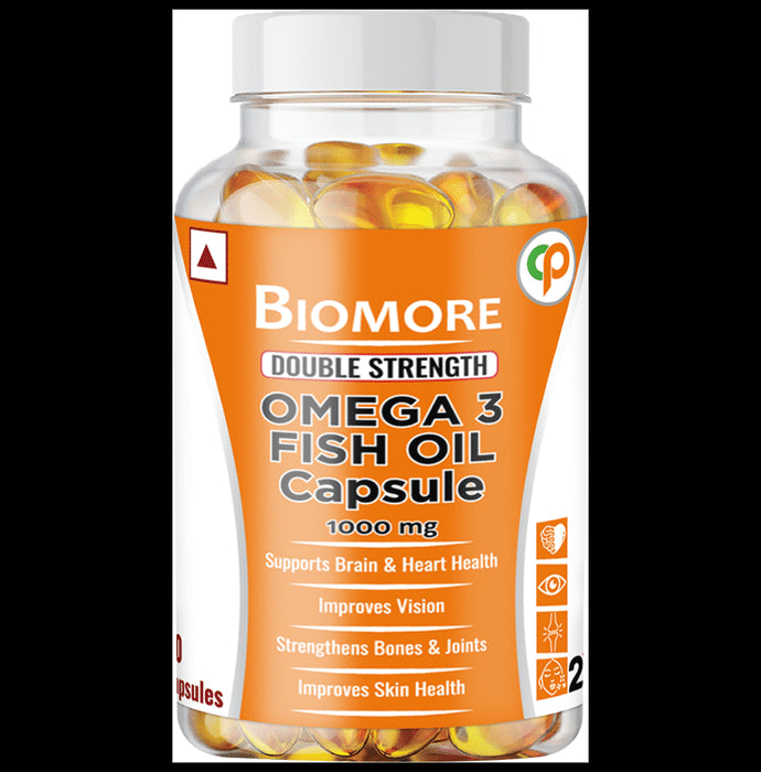 Biomore Double Strength Omega 3 Fish Oil Capsule - Classic Derma