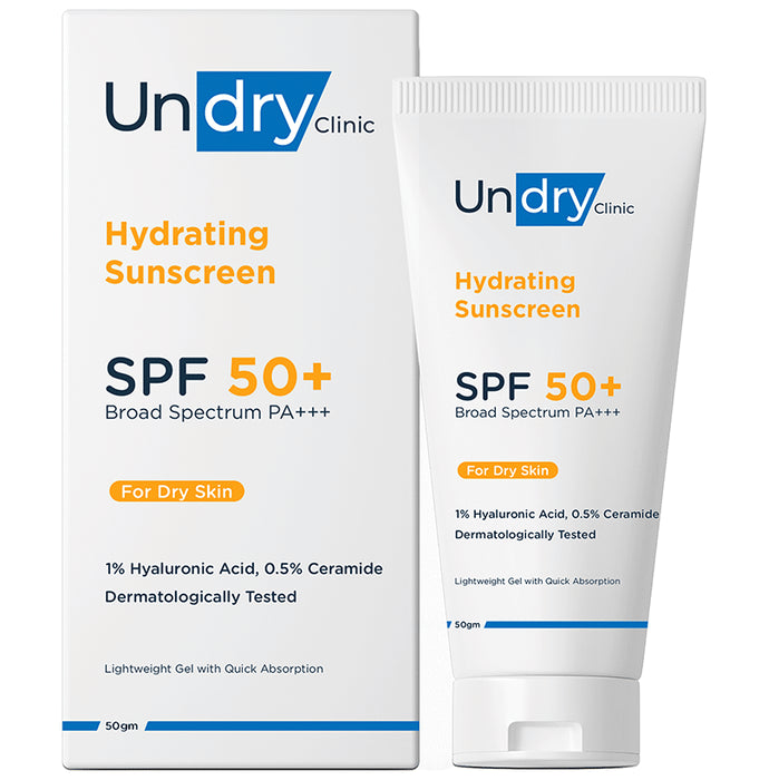 Undry Hydrating Sunscreen for Dry Skin SPF 50+ PA+++ - Classic Derma
