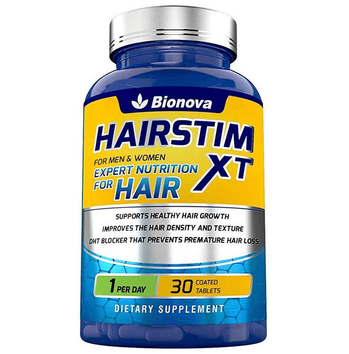 Bionova Hairstim XT Expert Nutrition for Hair | Men & Women Tablet - Classic Derma