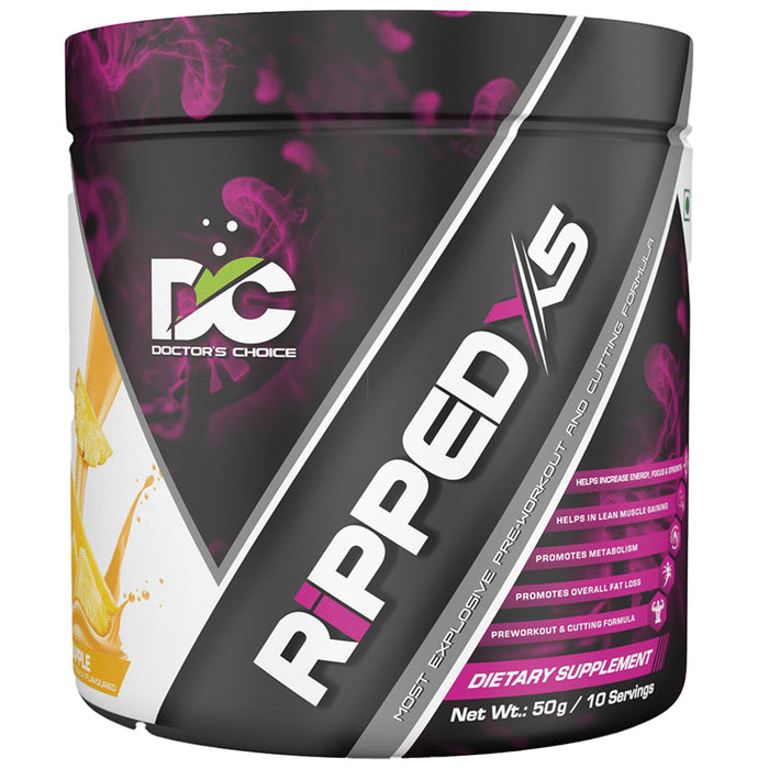 DC Doctor's Choice Ripped X5 Powder Pineapple - Classic Derma