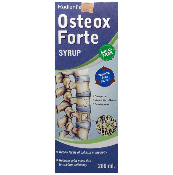 Radient Osteox Forte Syrup Sugar Free - Classic Derma