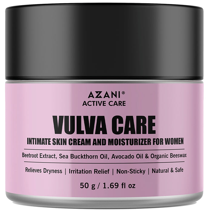 Azani Active Care Vulva Care Intimate Skin Cream and Moisturizer for Women - Classic Derma