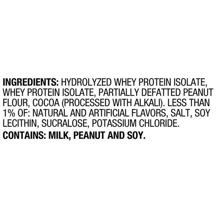 Dymatize Nutrition ISO 100 Hydrolyzed 100% Whey Protein Isloate Powder Chocolate Peanut Butter